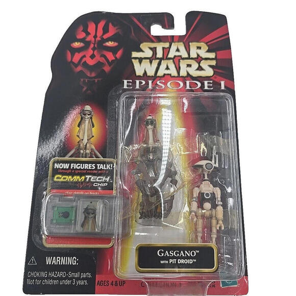Hasbro Other - 1998‎ Hasbro Gasgano With Pit Droid Star Wars Episode I Action Figure